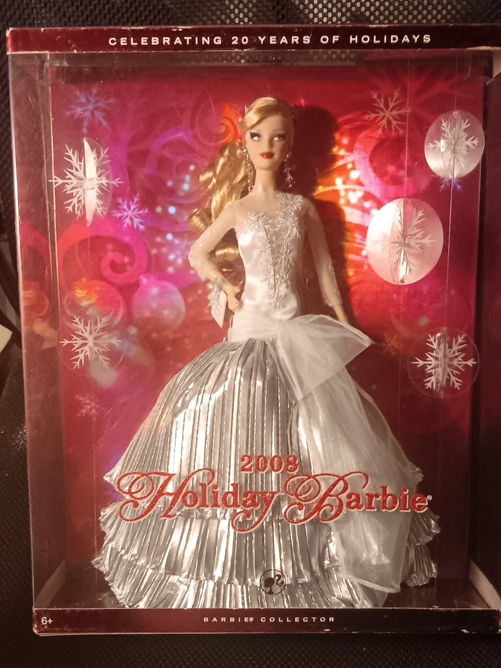 Barbie Holiday Doll in Silver and White by Barbie